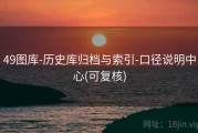49图库-历史库归档与索引-口径说明中心(可复核)
